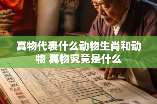 真物代表什么动物生肖和动物 真物究竟是什么