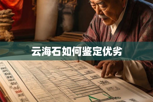 云海石如何鉴定优劣