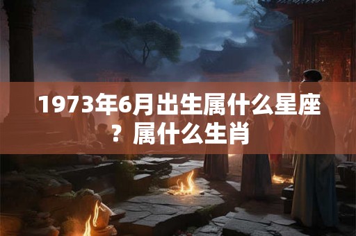 1973年6月出生属什么星座？属什么生肖