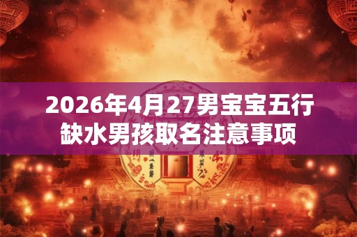 2026年4月27男宝宝五行缺水男孩取名注意事项