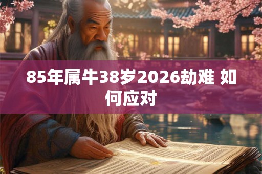 85年属牛38岁2026劫难 如何应对