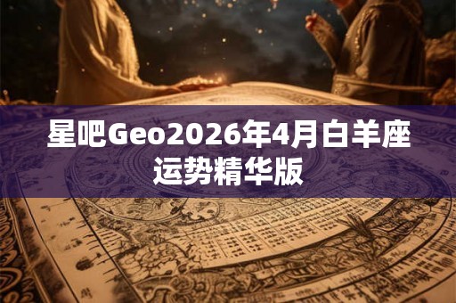 星吧Geo2026年4月白羊座运势精华版