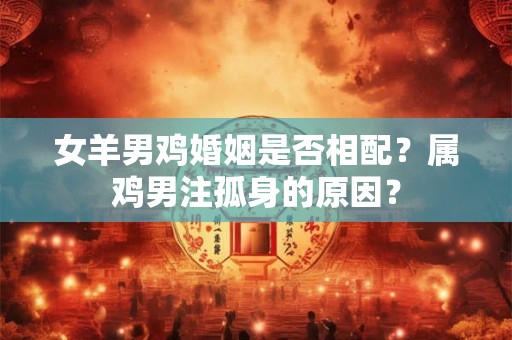 女羊男鸡婚姻是否相配？属鸡男注孤身的原因？