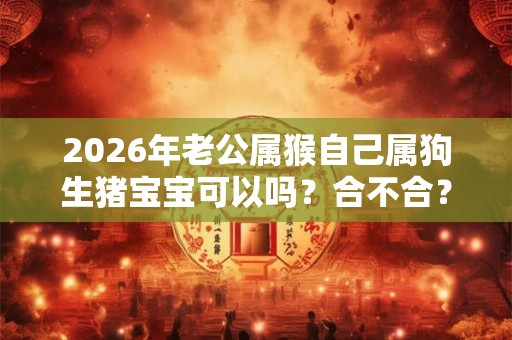 2026年老公属猴自己属狗生猪宝宝可以吗?合不合? 2026年老公属猴自己属狗生猪宝宝可以吗?合不合?