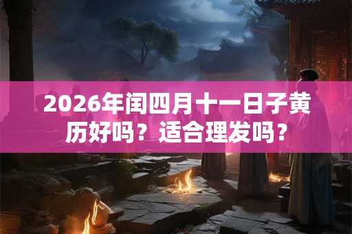 2026年闰四月十一日子黄历好吗？适合理发吗？