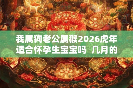 我属狗老公属猴2026虎年适合怀孕生宝宝吗  几月的虎宝宝命运最好