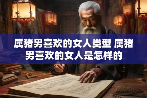 属猪男喜欢的女人类型 属猪男喜欢的女人是怎样的