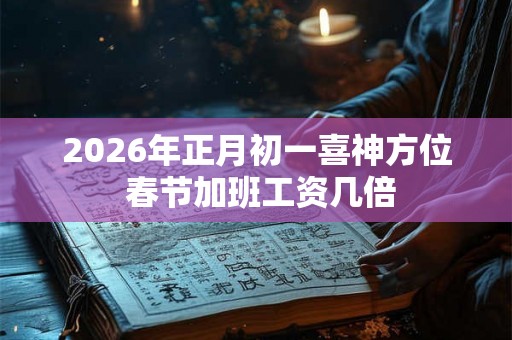 2026年正月初一喜神方位 春节加班工资几倍 2026年正月初一喜神方位 春节加班工资几倍