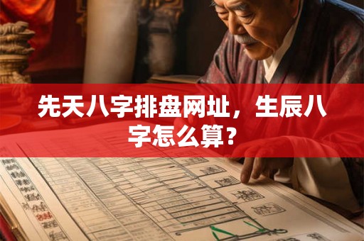 先天八字排盘网址，生辰八字怎么算？