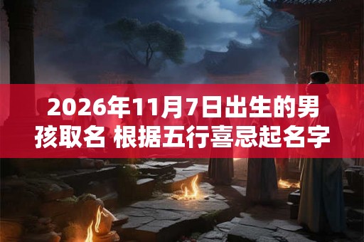 2026年11月7日出生的男孩取名 根据五行喜忌起名字 2026年11月7日出生的男孩取名 根据五行喜忌起名字