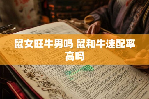 鼠女旺牛男吗 鼠和牛速配率高吗 鼠女旺牛男吗 鼠和牛速配率高吗