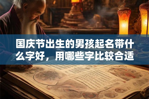 国庆节出生的男孩起名带什么字好，用哪些字比较合适