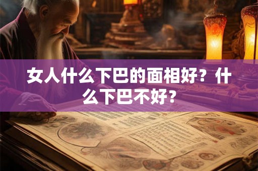 女人什么下巴的面相好？什么下巴不好？