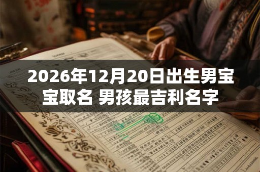 2026年12月20日出生男宝宝取名 男孩最吉利名字 2026年12月20日出生男宝宝取名 男孩最吉利名字