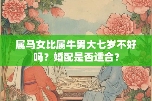 属马女比属牛男大七岁不好吗?婚配是否适合? 属马女比属牛男大七岁不好吗?婚配是否适合?