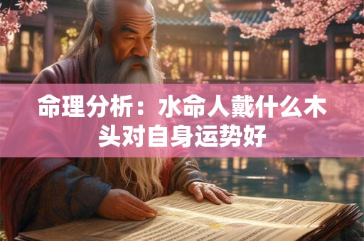 命理分析:水命人戴什么木头对自身运势好 命理分析:水命人戴什么木头对自身运势好