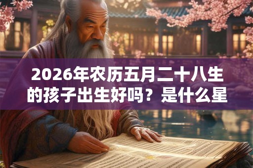 2026年农历五月二十八生的孩子出生好吗？是什么星座的？