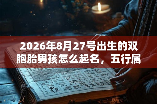 2026年8月27号出生的双胞胎男孩怎么起名,五行属什么 2026年8月27号出生的双胞胎男孩怎么起名,五行属什么