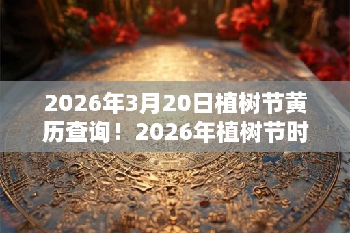 2026年3月20日植树节黄历查询！2026年植树节时辰吉凶查询！