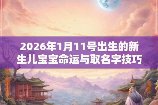 2026年1月11号出生的新生儿宝宝命运与取名字技巧