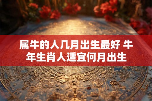 属牛的人几月出生最好 牛年生肖人适宜何月出生 属牛的人几月出生最好 牛年生肖人适宜何月出生