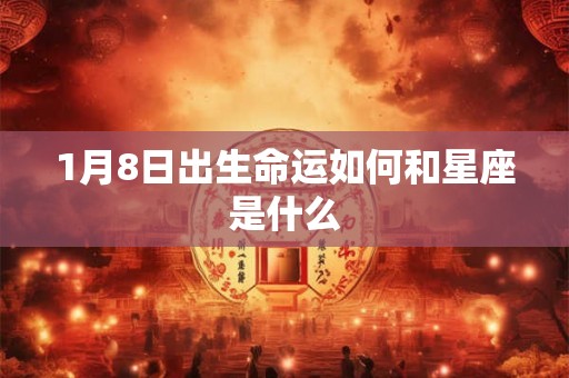 1月8日出生命运如何和星座是什么