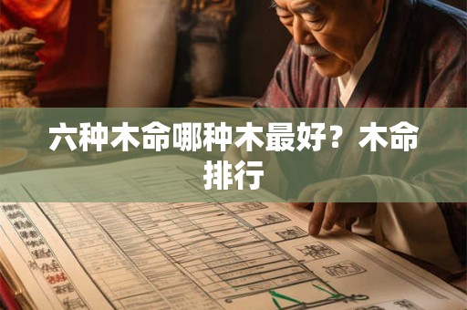 六种木命哪种木最好？木命排行