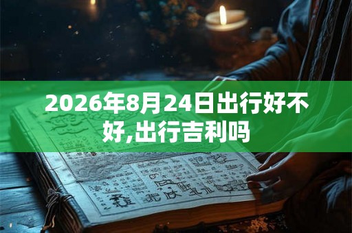 2026年8月24日出行好不好,出行吉利吗