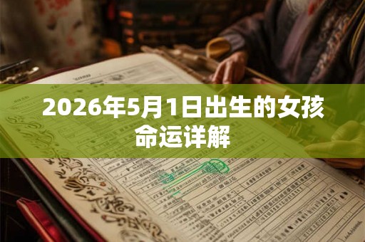 2026年5月1日出生的女孩命运详解
