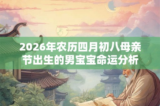 2026年农历四月初八母亲节出生的男宝宝命运分析 2026年农历四月初八母亲节出生的男宝宝命运分析