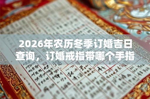 2026年农历冬季订婚吉日查询,订婚戒指带哪个手指 2026年农历冬季订婚吉日查询,订婚戒指带哪个手指