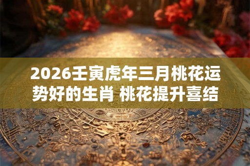 2026壬寅虎年三月桃花运势好的生肖 桃花提升喜结良缘