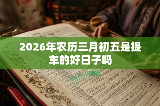 2026年农历三月初五是提车的好日子吗 2026年农历三月初五是提车的好日子吗