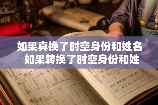 如果真换了时空身份和姓名  如果转换了时空身份和姓名