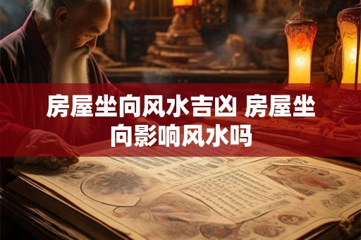 房屋坐向风水吉凶 房屋坐向影响风水吗