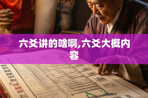 六爻讲的啥啊,六爻大概内容 六爻讲的啥啊,六爻大概内容
