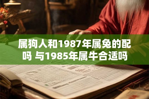 属狗人和1987年属兔的配吗 与1985年属牛合适吗