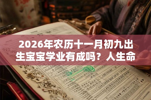 2026年农历十一月初九出生宝宝学业有成吗？人生命运如何？