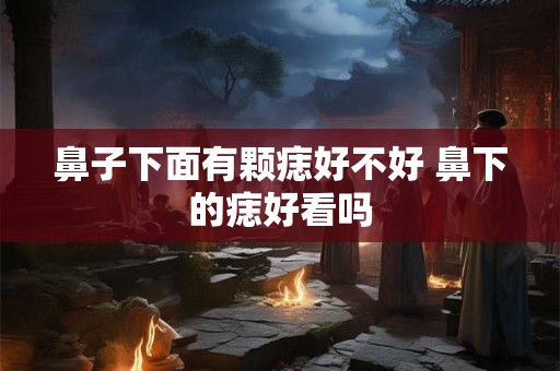 鼻子下面有颗痣好不好 鼻下的痣好看吗 鼻子下面有颗痣好不好 鼻下的痣好看吗