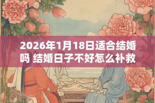 2026年1月18日适合结婚吗 结婚日子不好怎么补救