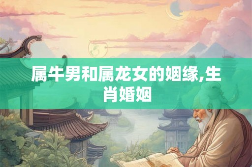属牛男和属龙女的姻缘,生肖婚姻