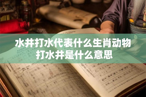 水井打水代表什么生肖动物 打水井是什么意思
