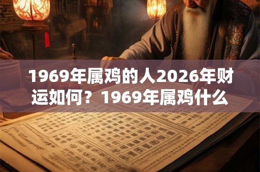 1969年属鸡的人2026年财运如何？1969年属鸡什么命？