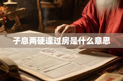 子息两硬逢过房是什么意思