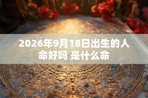 2026年9月18日出生的人命好吗 是什么命 2026年9月18日出生的人命好吗 是什么命