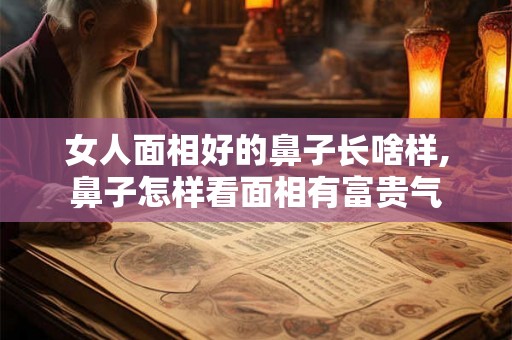 女人面相好的鼻子长啥样,鼻子怎样看面相有富贵气