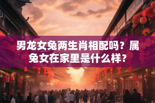 男龙女兔两生肖相配吗？属兔女在家里是什么样？