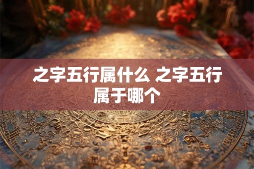 之字五行属什么 之字五行属于哪个