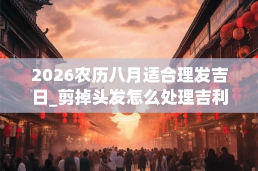 2026农历八月适合理发吉日_剪掉头发怎么处理吉利