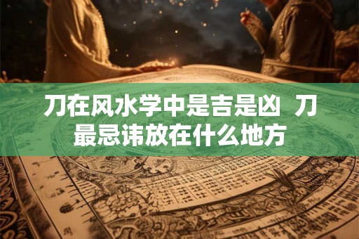 刀在风水学中是吉是凶  刀最忌讳放在什么地方